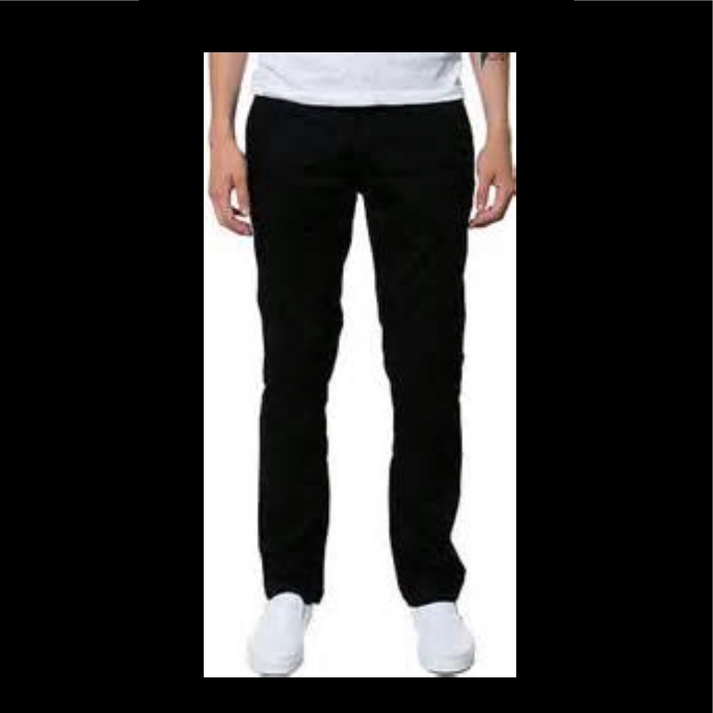 Brixton Toil II Black Chino Pants 34/32
